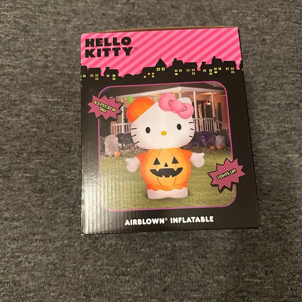 Hello Kitty Halloween Air blown Inflatable Pumpkin